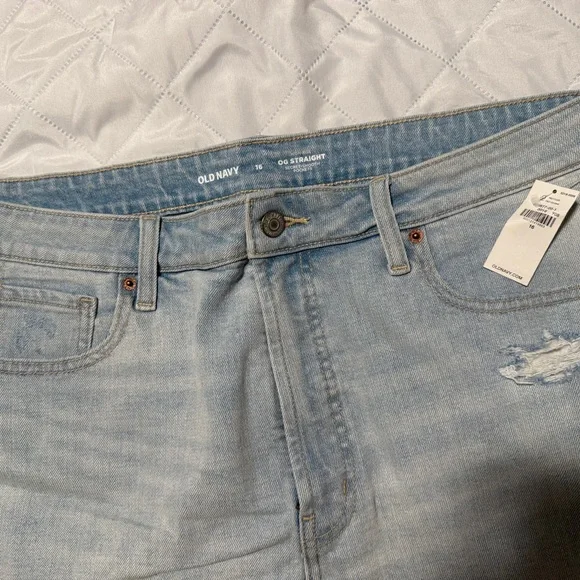 Women’s High-Rise OG Straight Denim Shorts - NWT! - Picture 5 of 9